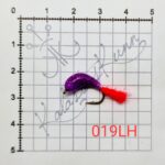 019LH-Lilla hõbedase säbruga. UV konks nr.8